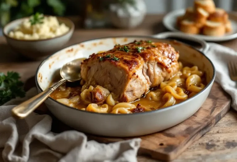 Ce rôti de porc cuit dans le lait est si fondant qu’on le coupe à la cuillère