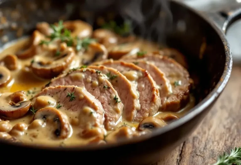 Filet mignon aux champignons et moutarde : un plat ultra fondant, super crémeux et prêt en 30 minutes Filet mignon aux champignons et moutarde : un plat ultra fondant, super crémeux et prêt en 30 minutes