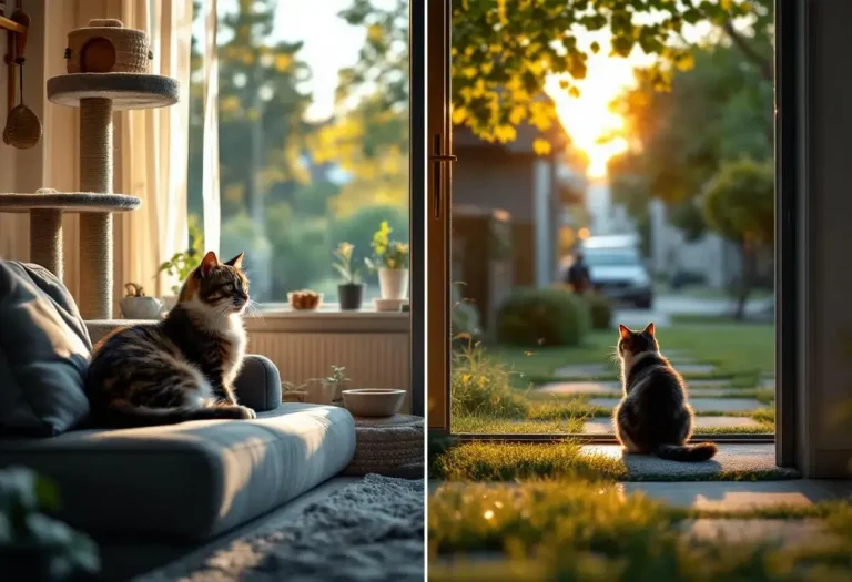 Les vraies différences entre un chat d’intérieur et un chat qui sort dehors