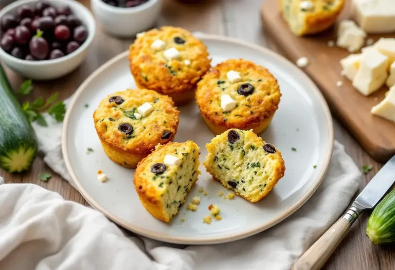 Mini cakes sans gluten courgette-feta-olives : ultra moelleux et parfaits à emporter Mini cakes sans gluten courgette-feta-olives : ultra moelleux et parfaits à emporter