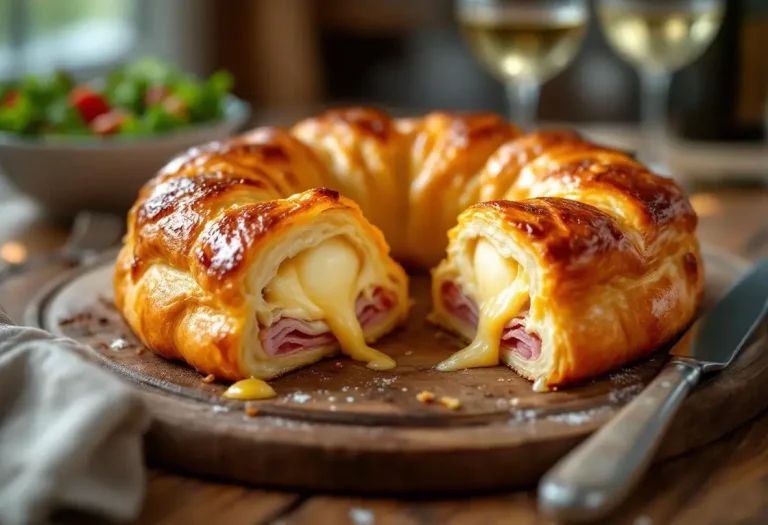 Mon feuilleté camembert–jambon–oignons : la recette “riche mais tellement irrésistible” que tout le monde me réclame