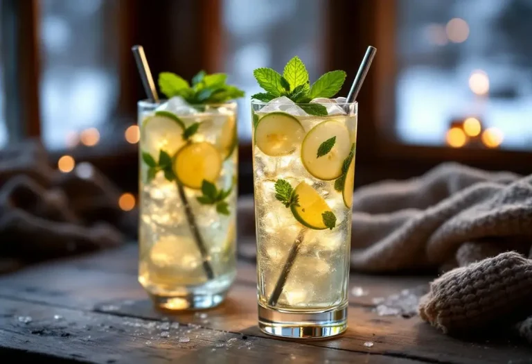 Un jour, un cocktail : pomme-citron vert pétillant et acidulé pour alléger les apéros d’hiver