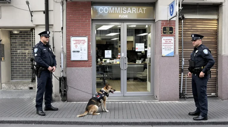 Abandonné par son maître en pleine garde à vue, le chien finit par intégrer les rangs de la police