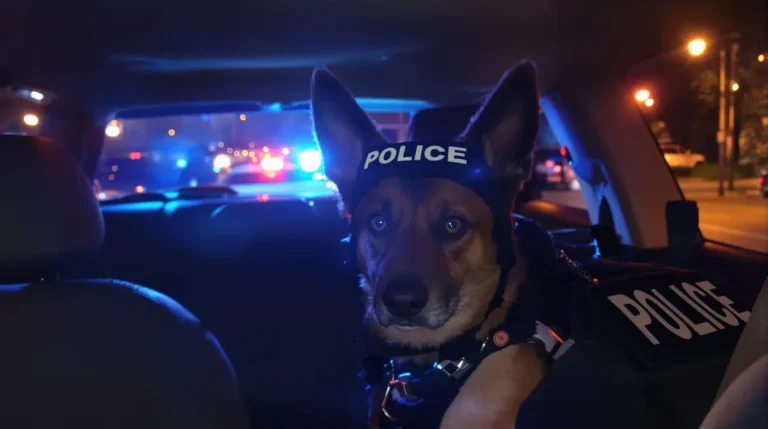 Abandonné par son maître en pleine garde à vue, le chien finit par intégrer les rangs de la police