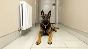 Abandonné par son maître en pleine garde à vue, le chien finit par rejoindre les rangs de la police