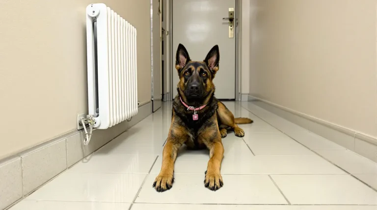 Abandonné par son maître en pleine garde à vue, le chien finit par rejoindre les rangs de la police