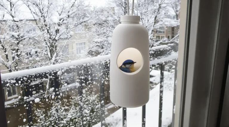 Arrêtez de jeter ce pot en plastique : les oiseaux en raffolent surtout en hiver