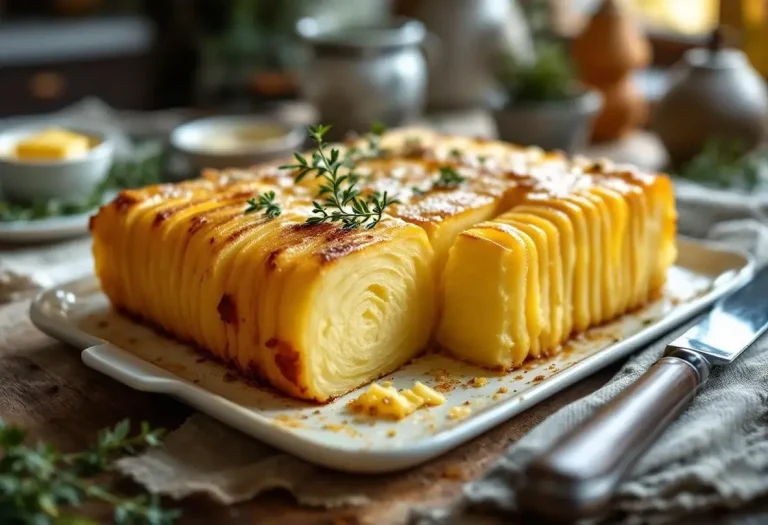 Fondant de pommes de terre au four : beurre, thym et cuisson dorée ultra facile