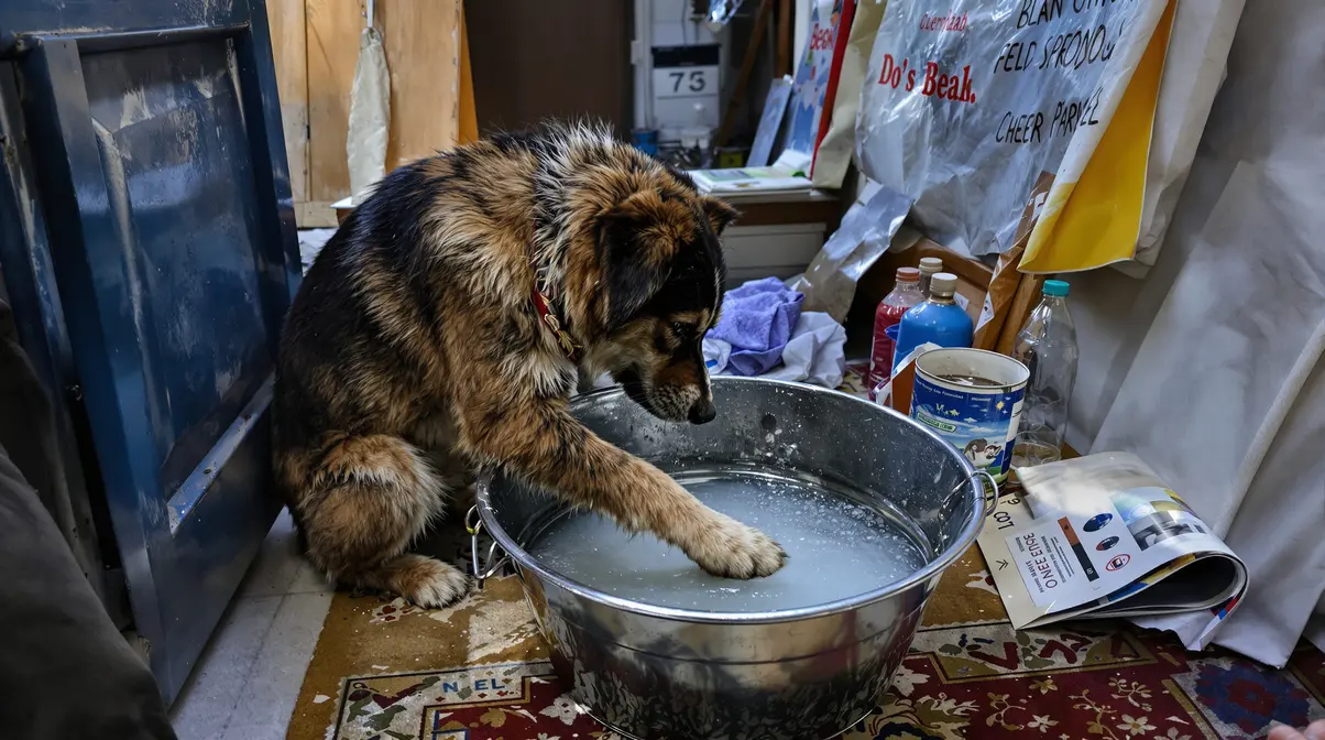 Les anciens le faisaient à chaque retour de balade : ce petit geste simple qui protège vraiment les coussinets de votre chien quand il gèle