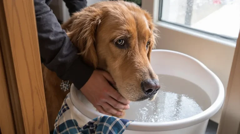 Les anciens le faisaient à chaque retour de balade : ce petit geste tout simple qui protège vraiment les coussinets de votre chien quand il gèle