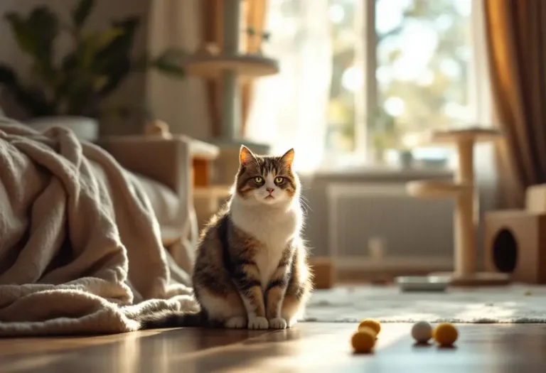 Mon chat ne joue plus et s’isole : comment l’aider à retrouver le moral à la maison ?
