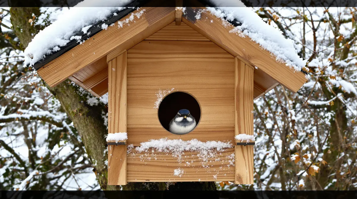 Nichoir : ce détail à corriger d'urgence chez vous pour que les oiseaux viennent s'y abriter tout l'hiver