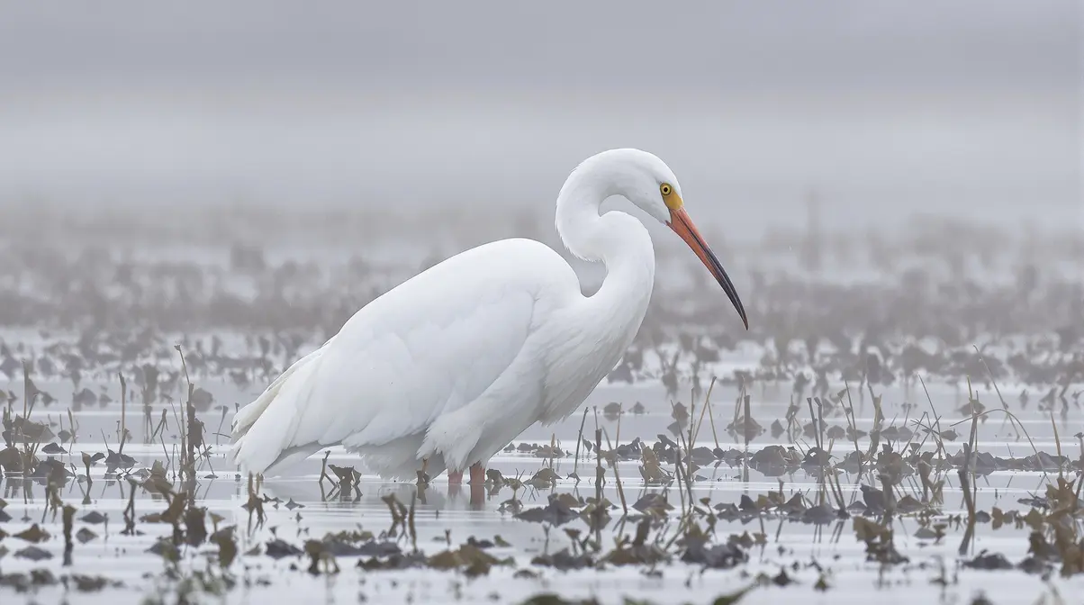 Photos. La nature dans le Doubs : la grande aigrette, un oiseau majestueux et incarnation de l'élégance