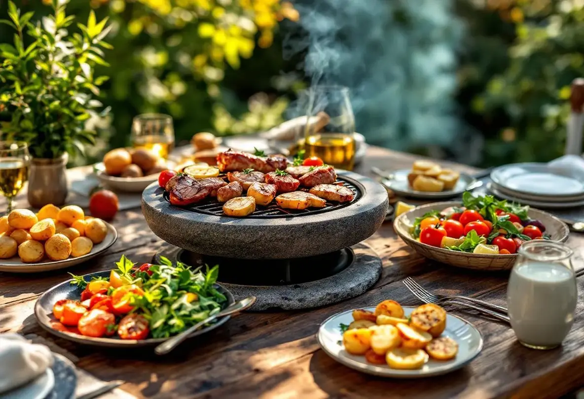 accompagner une pierrade