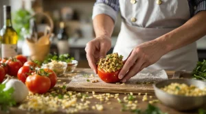 tomates farcies recette de grand-mère avec riz