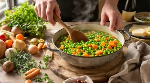 recette des petit pois carottes