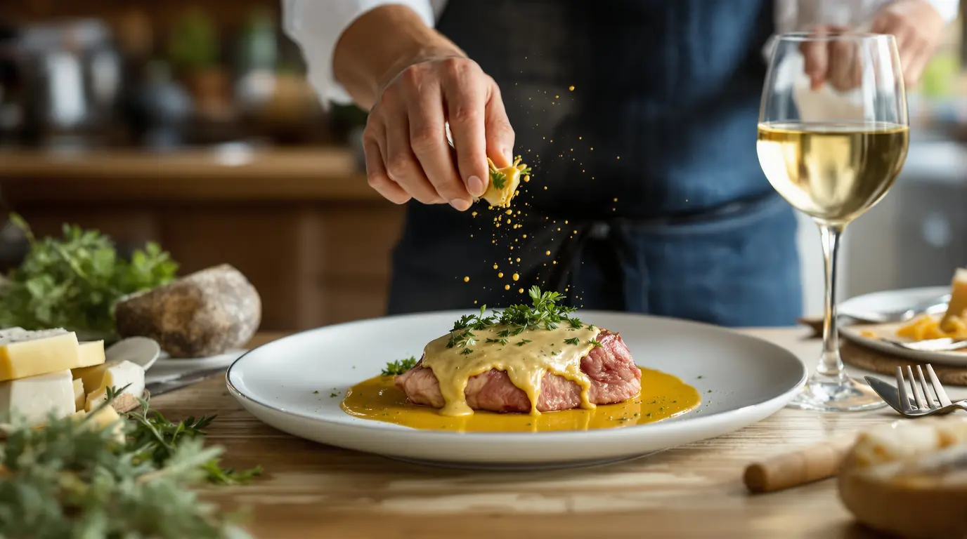recette gastronomique filet mignon de porc moutarde